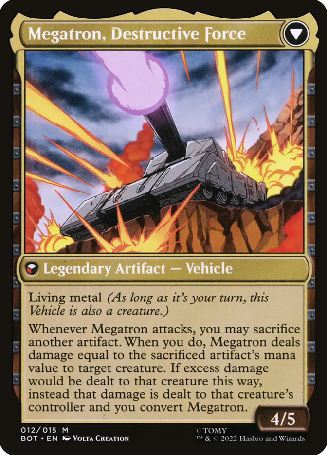 MTG Commander Deck EDH Deck Megatron, Tyrant 100 Magic Cards Custom Deck Transformers