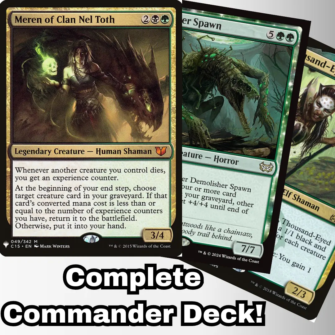 MTG Commander Deck EDH Deck Meren of Clan Nel Toth 100 Magic Cards ...