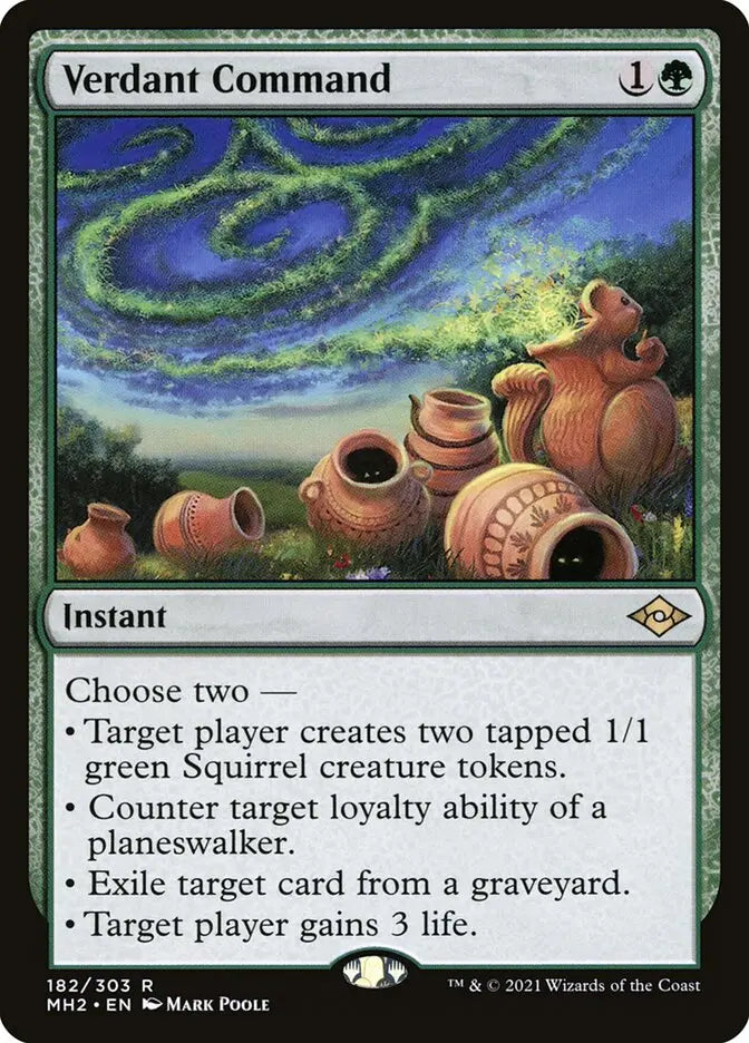 MTG Commander Deck EDH Deck Chatterfang, Squirrel General 100 Magic Moonveil Games MTG Commander Deck EDH Deck Chatterfang, Squirrel General 100 Magic Moonveil Games