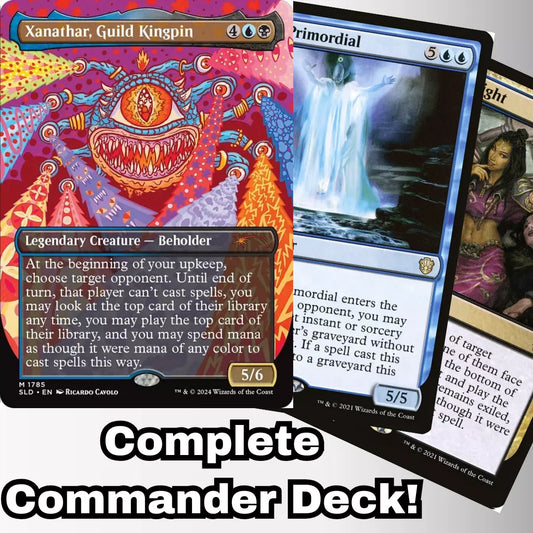 MTG Commander Deck EDH Deck Xanathar, Guild Kingpin 100 Magic Cards Custom Deck Steal Theft Control