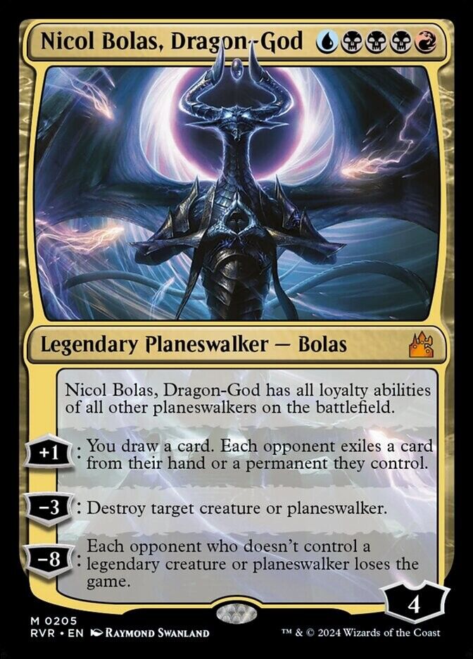 MTG Commander Deck EDH Deck Nicol Bolas, the Ravager 100 Magic Cards Custom Deck Nicol Bolas Themed Villain Deck Grixis