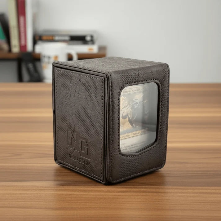 Nerd Gear - The Outpost - Remnant Series - Grimoire Dark Brown Deck Box