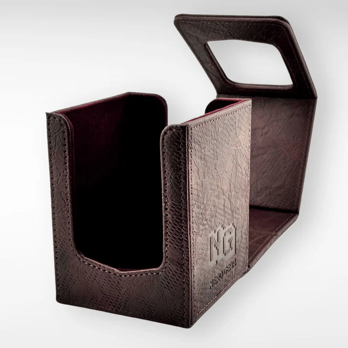 Nerd Gear - The Outpost - Remnant Series - Grimoire Dark Brown Deck Box