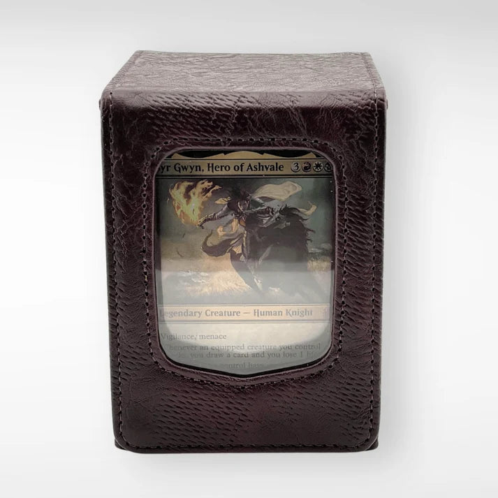Nerd Gear - The Outpost - Remnant Series - Grimoire Dark Brown Deck Box