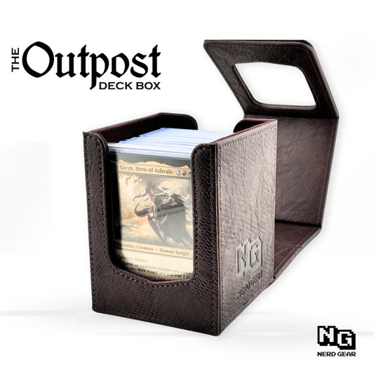 Nerd Gear - The Outpost - Remnant Series - Grimoire Dark Brown Deck Box