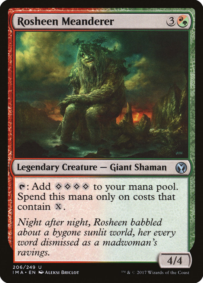 MTG Commander Deck EDH Deck Rosheen, Roaring Prophet 100 Magic Cards Custom Deck Gruul X Cost Modern Horizons 3