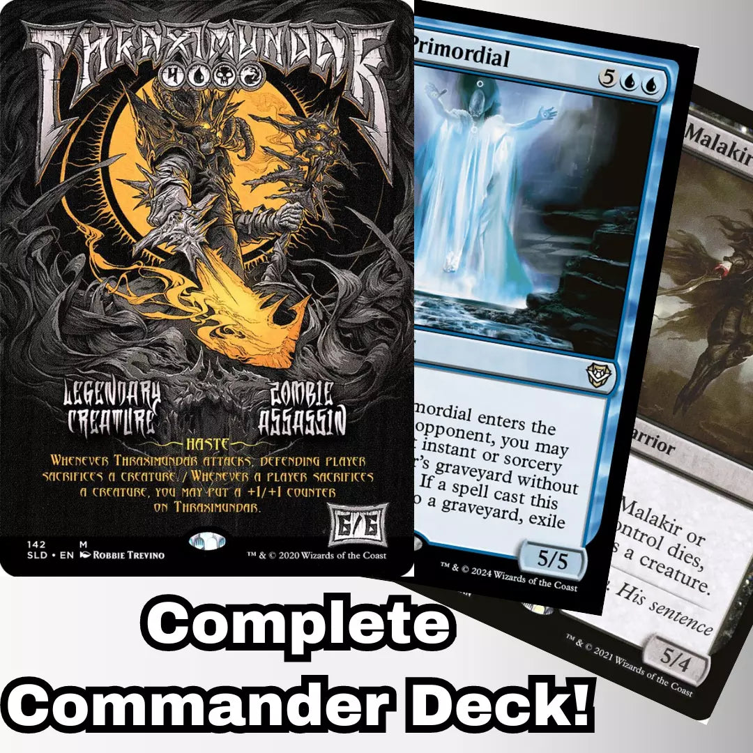 MTG Commander Deck EDH Deck Thraximundar 100 Magic Cards Custom Deck Sacrifice Grixis