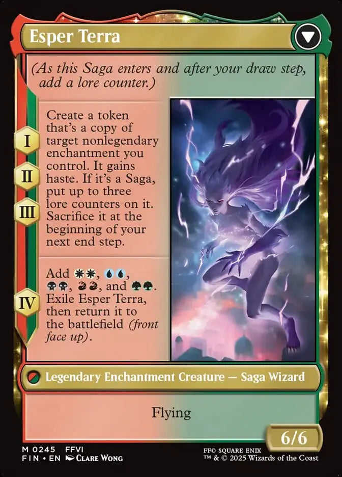 MTG Commander EDH Terra, Magical Adept 100 Cards Custom Deck 5 Color Sagas Final Fantasy MTG Commander EDH Terra, Magical Adept 100 Cards Custom Deck 5 Color Sagas Final Fantasy