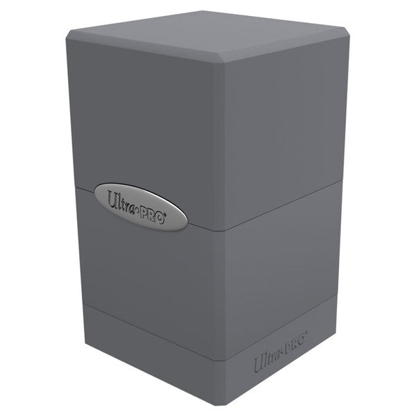 Ultra PRO: Satin Tower: Smoke Grey Deck Box Moonveil Games
