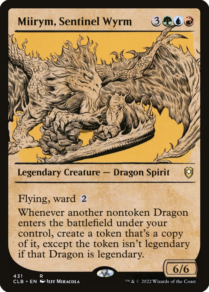 MTG Commander Dragon Deck EDH Deck The Ur-Dragon 100 Magic Cards Custom Deck Dragons Powerful