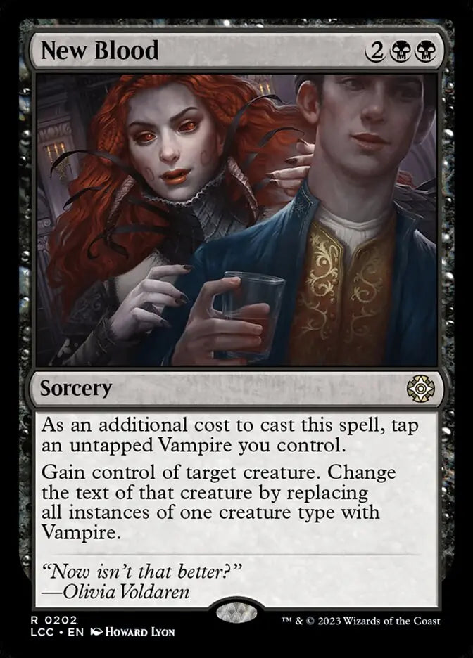 new vampire cards mtg What make vampires stronger in Magic? Flying Each creature you control is a Vampire in addition to its other creature types and has Whenever this creature deals damage to a creature Vampire Nocturnus