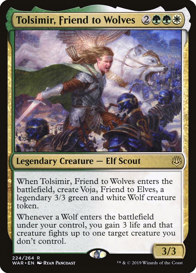 mtg voja jaws of the conclave commander deck MTG Commander Deck EDH Deck Voja Jaws of the Conclave 100 Magic Cards Custom Deck Elves and Wolves Elf and Wolf Deck