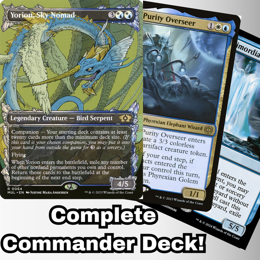 MTG Commander Deck EDH Deck Yorion, Sky Nomad 100 Magic Cards Custom Deck Blink Flicker