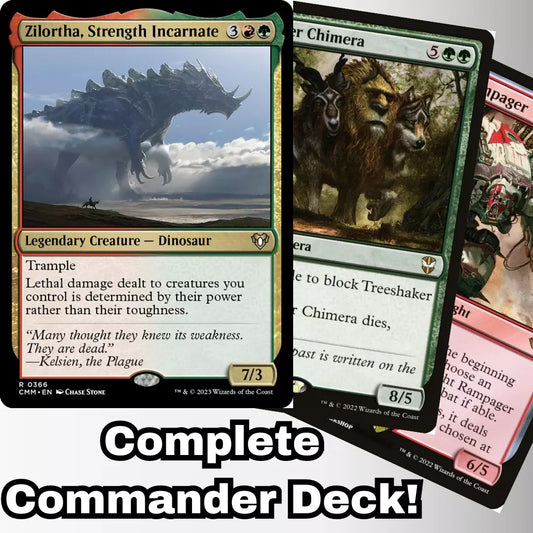 Zilortha, Strength Incarnate Commander Deck MTG Custom Deck Gruul Stompy Beatdown Combat