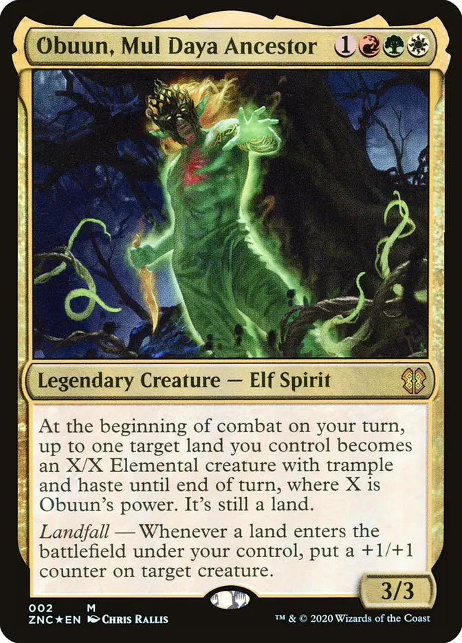 MTG Commander EDH Deck Omnath, Locus of Creation 100 Cards Custom Deck Landfall 4 Color